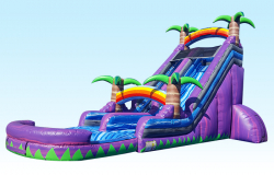 Water Slide - 18 FT Tropical Purple Paradise